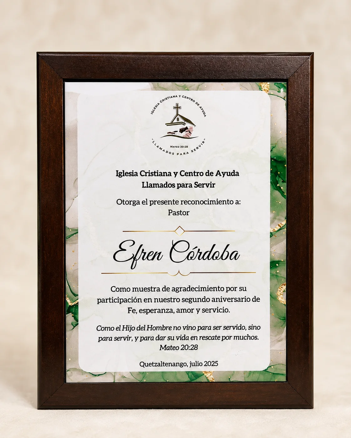 Reconocimiento Personalizado